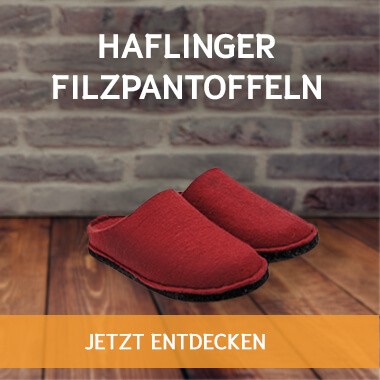 Haflinger Filzpantoffeln