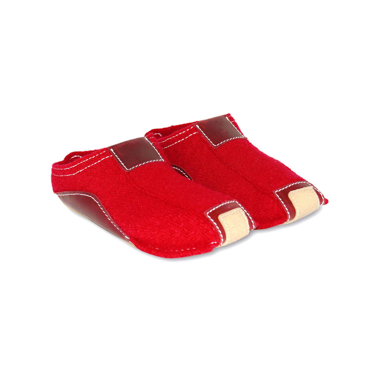 BlzzWo Filzpantoffeln Damen Herren - Warme Plüsch Hausschuhe Mit Rutschfester Sohle Für Winter