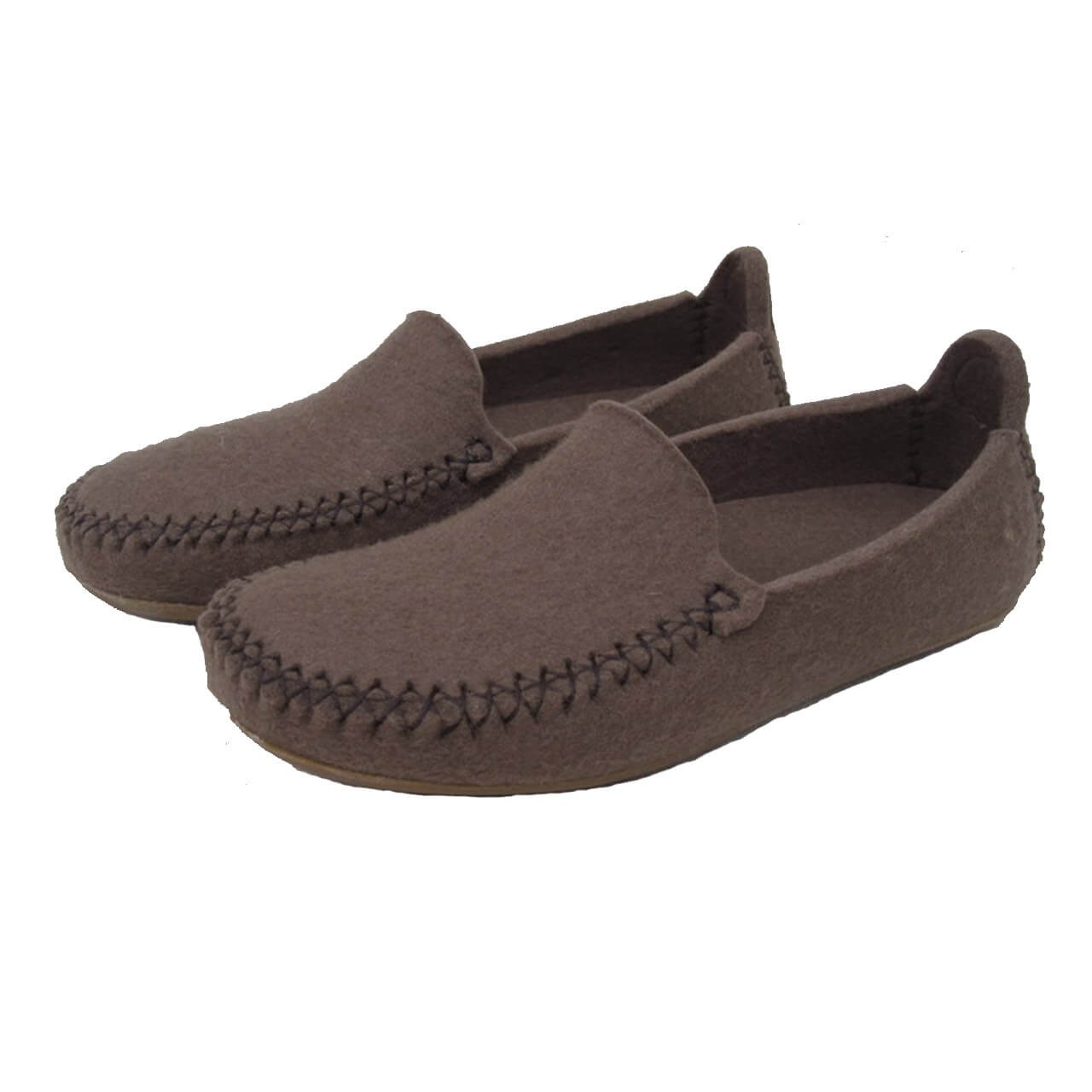 Haflinger-Wollhausschuh-Taupe Haflinger-Wollhausschuh-Taupe