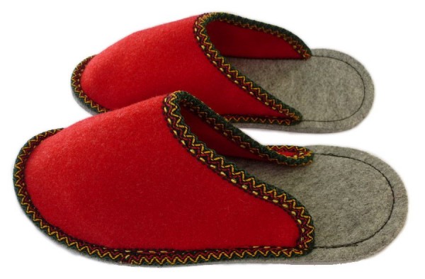 Größe 38/39 Gästepantoffeln Damen / Bordüre