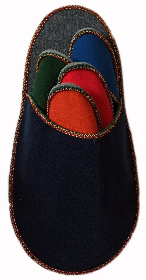 Gästepantoffelset dunkelblau Gästepantoffelset dunkelblau