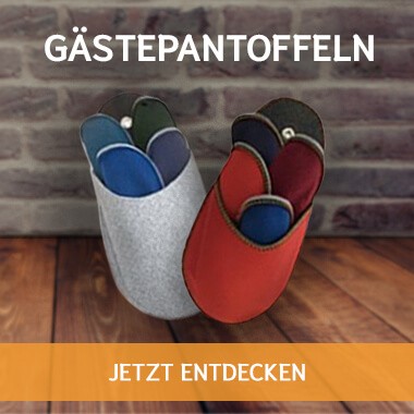 Filzpantoffeln Gästepantoffeln
