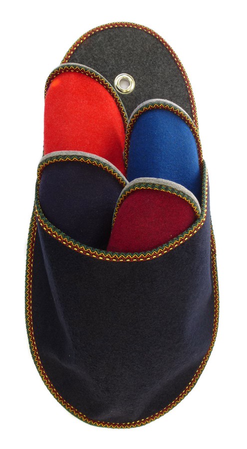 Gästepantoffelset dunkelblau Gästepantoffelset dunkelblau